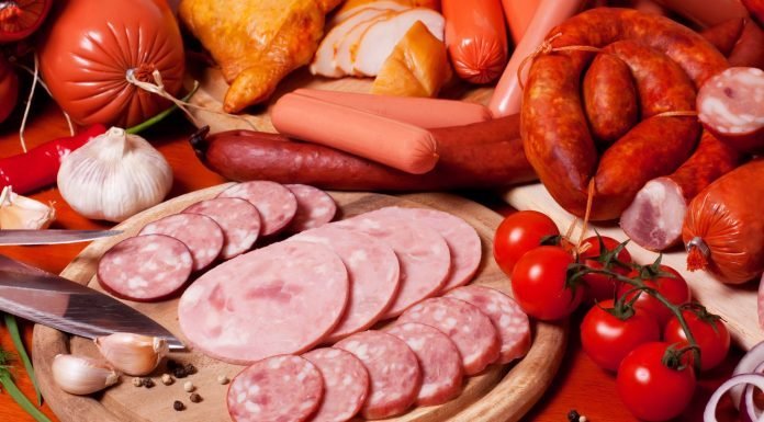 Калорийность колбас и колбасных изделий - таблица