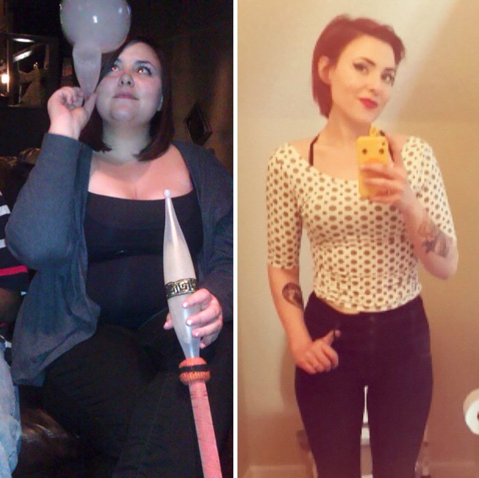 до и после химической диеты